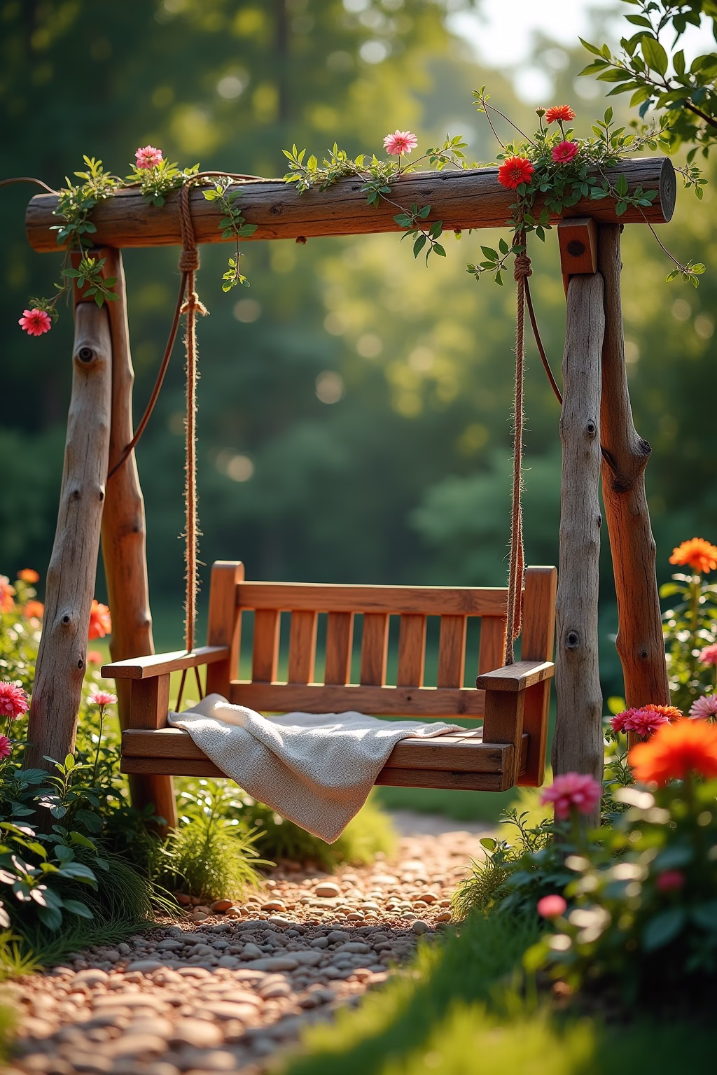 ideen schaukel garten outline 4