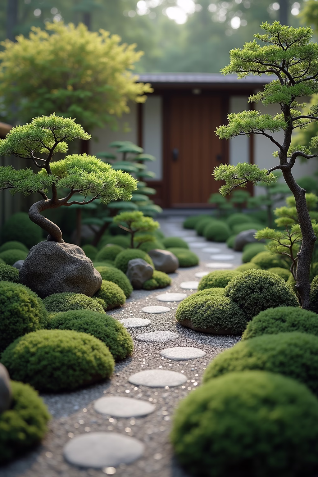 japanische ecke im garten outline 8