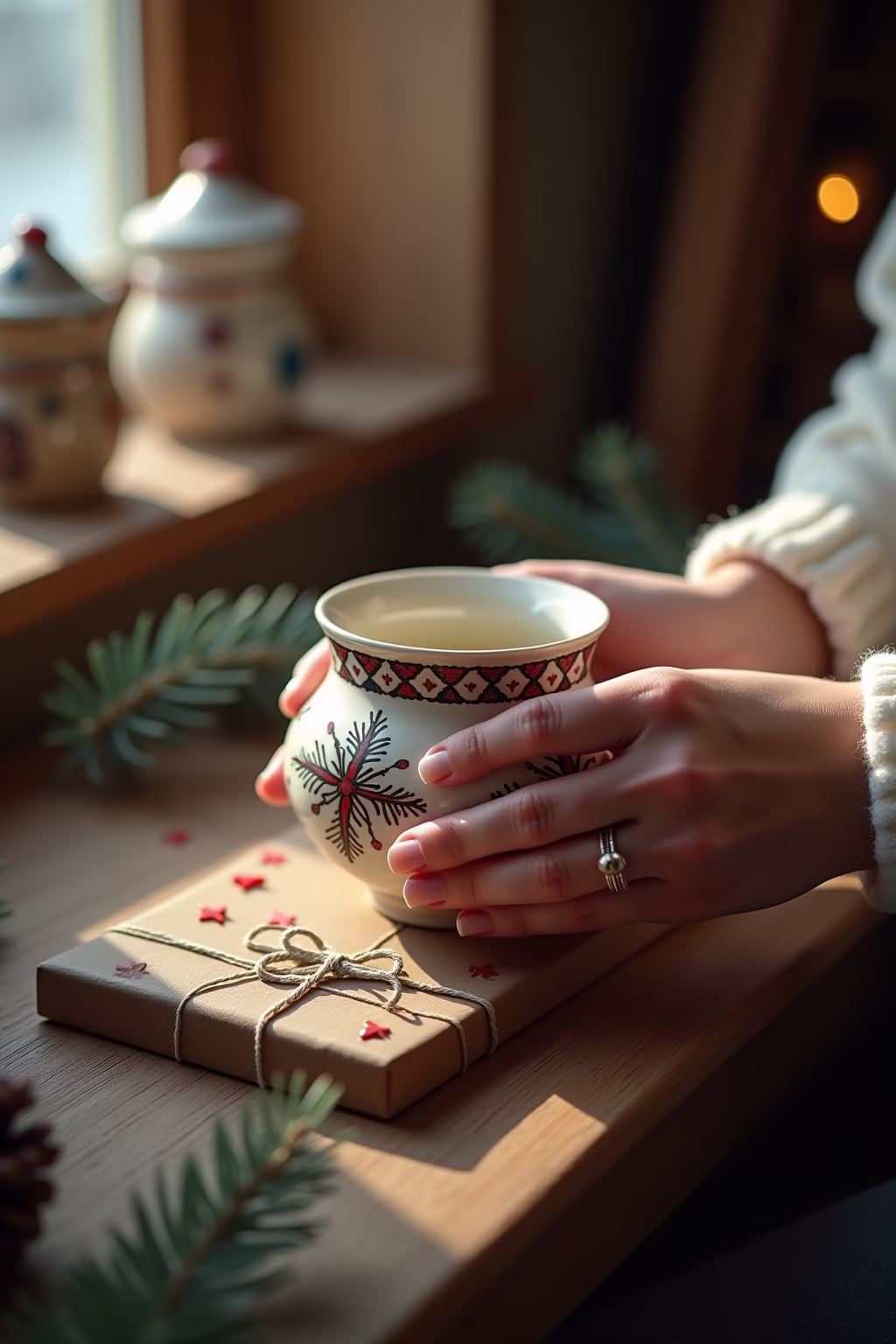 keramik bemalen weihnachten outline 4