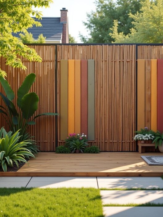 kreativer sichtschutz garten selber bauen-Titel