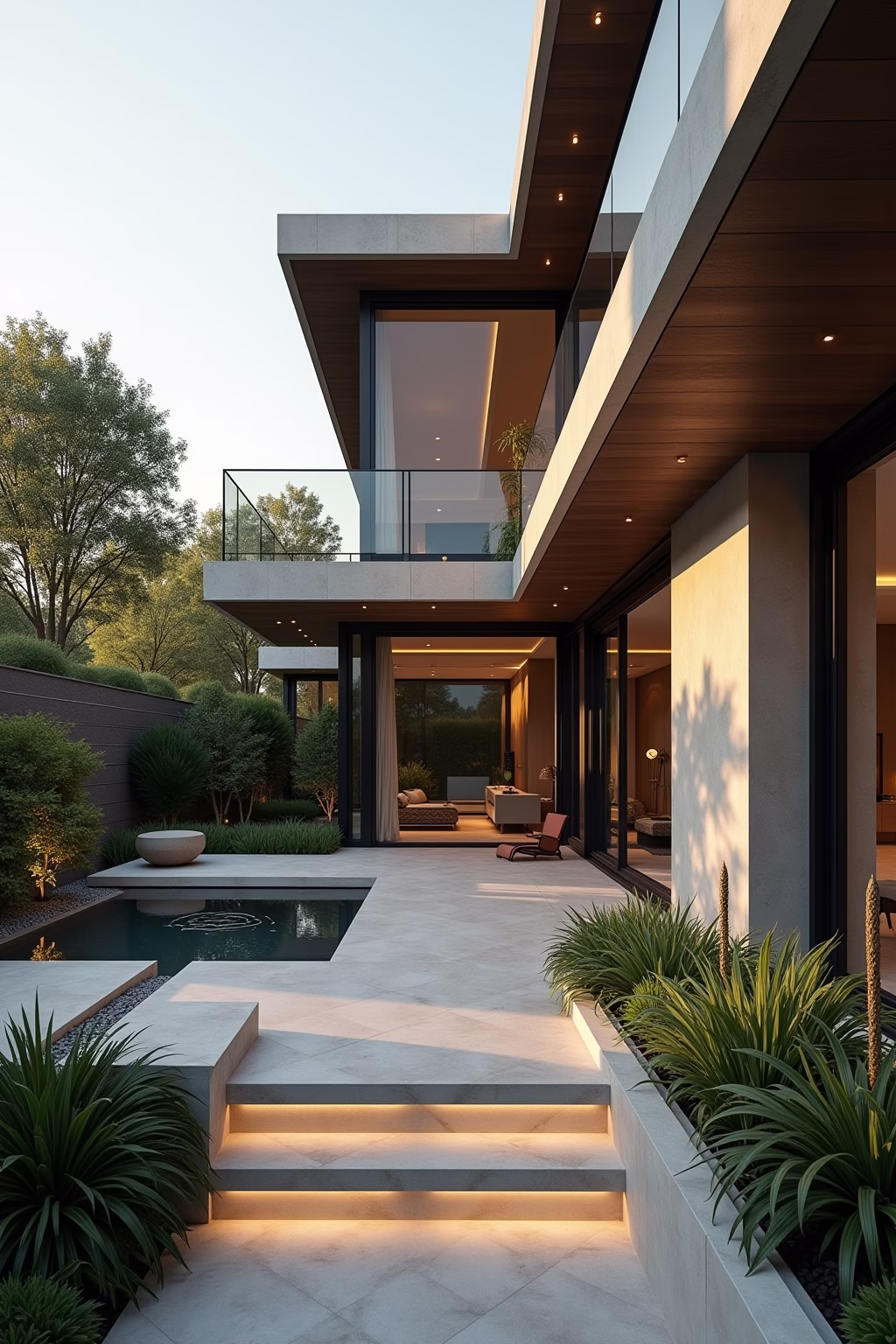 luxus moderne garten ideen outline 1