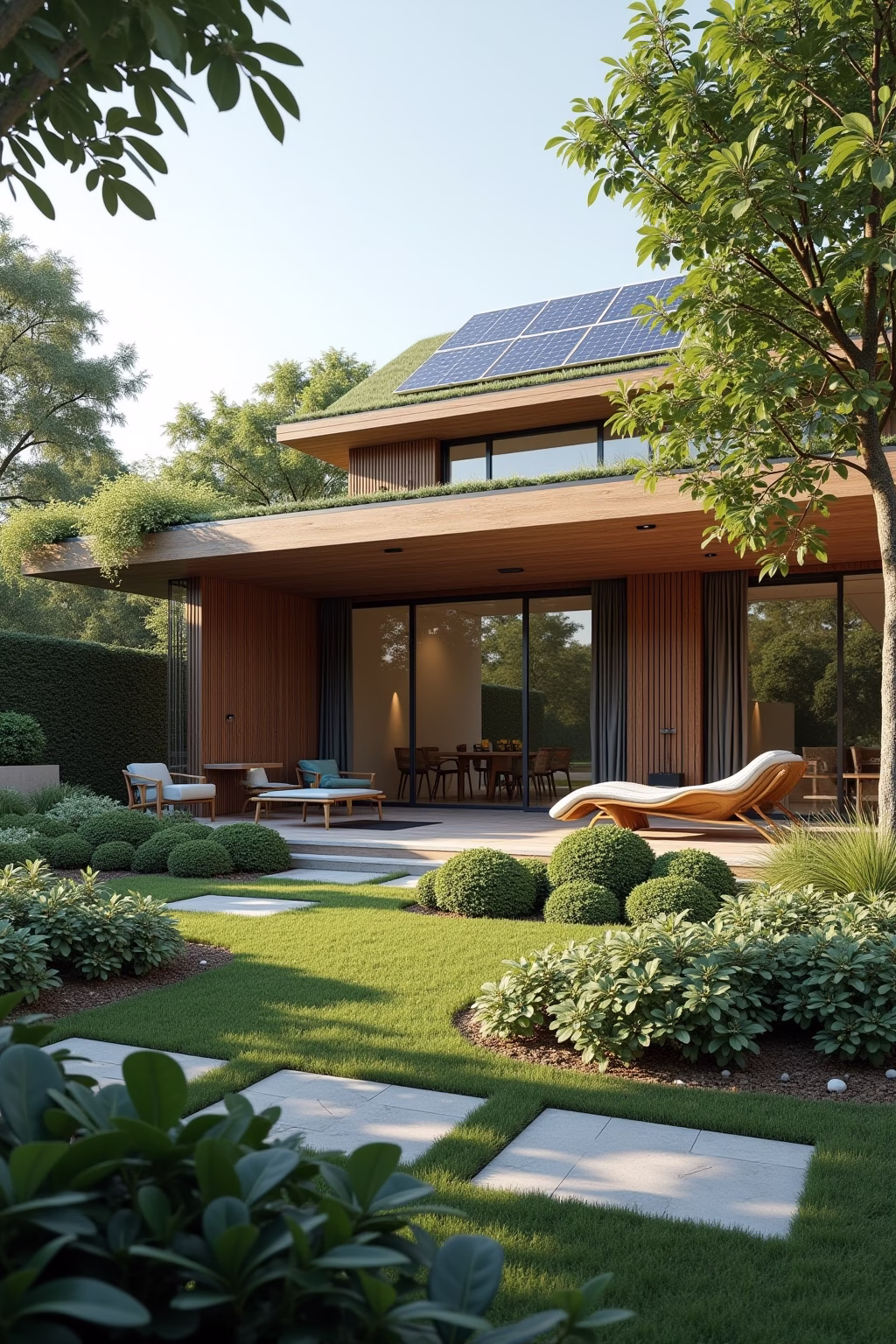 luxus moderne garten ideen outline 8