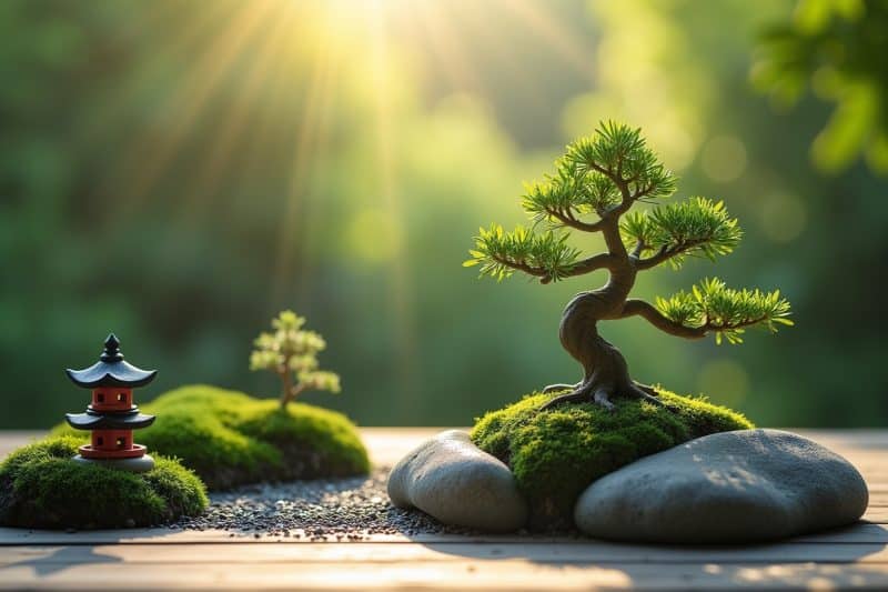 Mini japanische Gärten für mehr Zen im Alltag