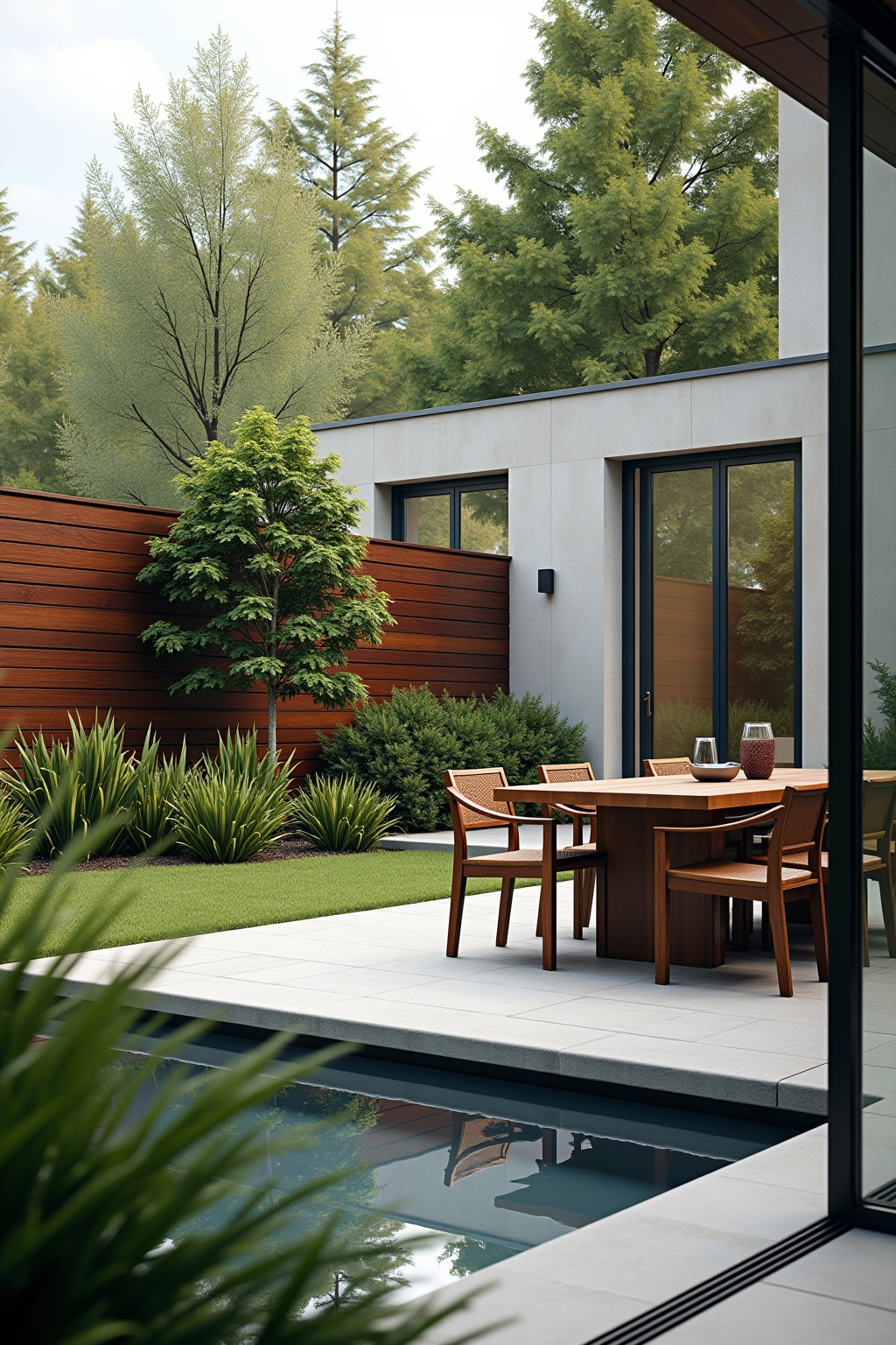 modern sichtschutz garten outline 2