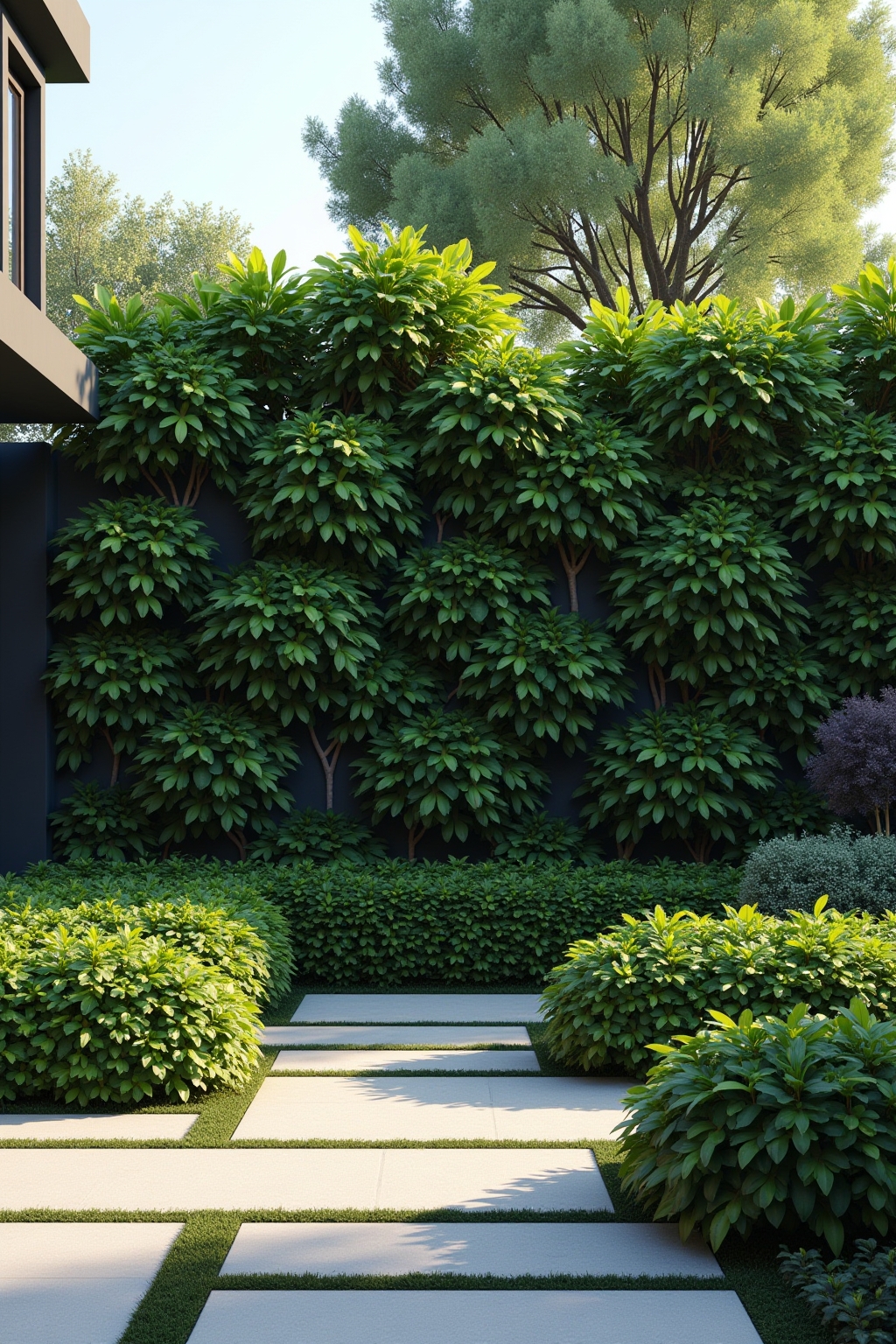 modern sichtschutz garten outline 4