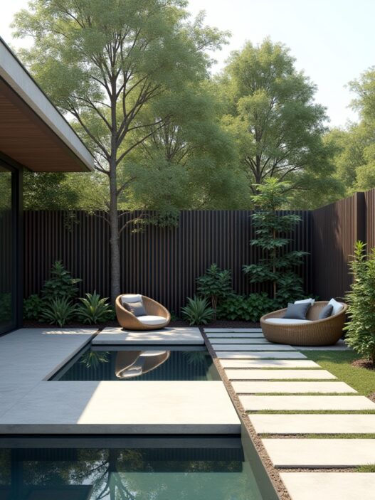 modern sichtschutz garten-Titel