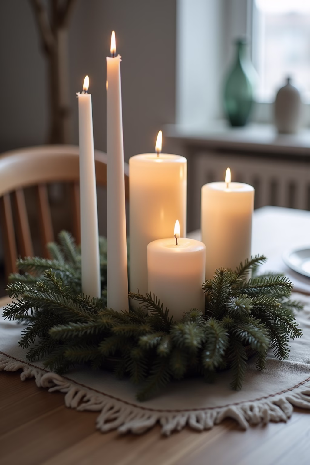 moderner adventskranz ideen outline 4