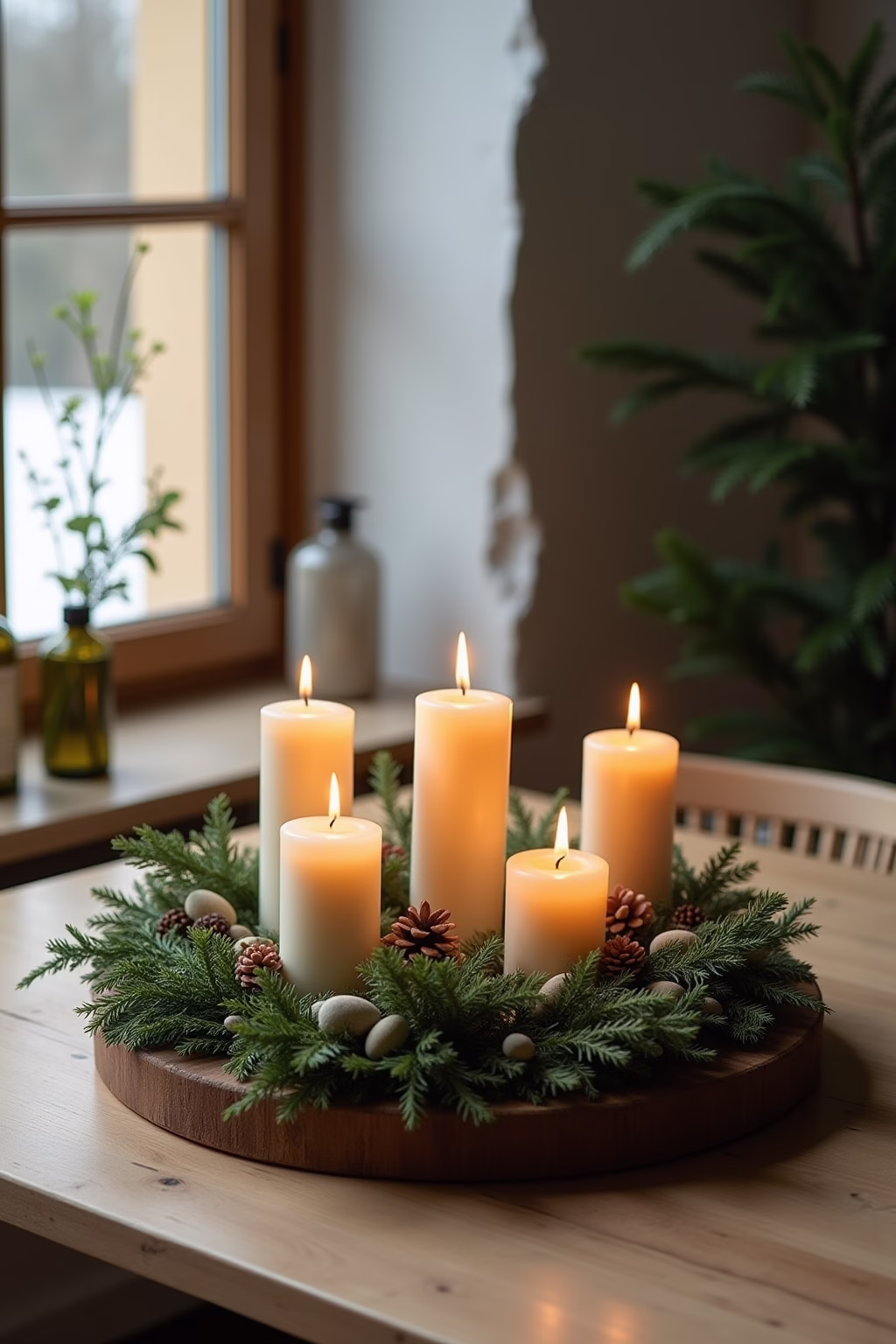 moderner adventskranz ideen outline 5