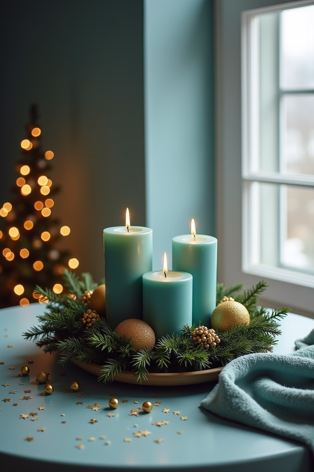 moderner adventskranz ideen outline 6