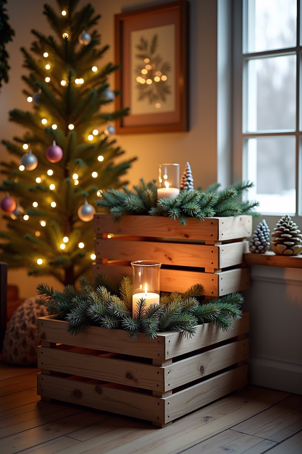 8 Obstkisten Deko Ideen für Weihnachten 35 obstkisten deko weihnachten outline 7