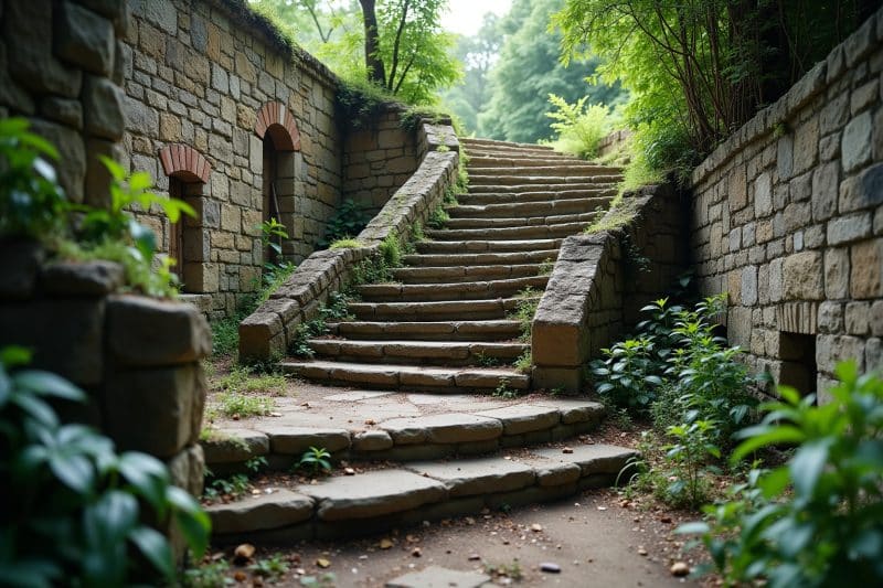 Offene Steintreppen renovieren