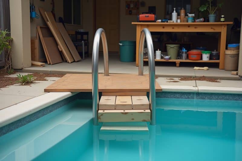 Robuste Poolleitern selber bauen