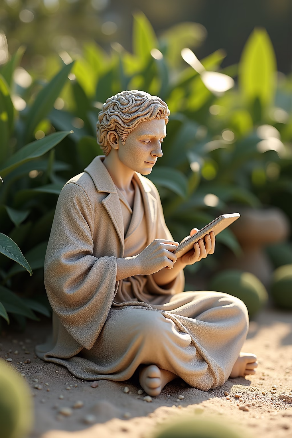 sandstein ideen garten outline 1