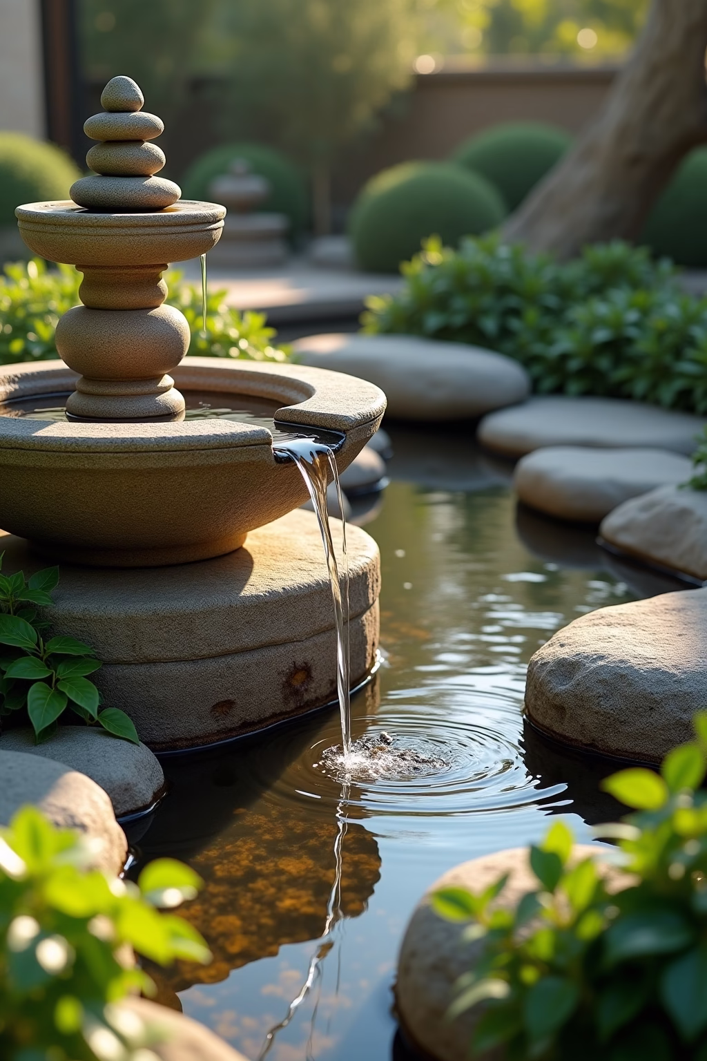 sandstein ideen garten outline 5