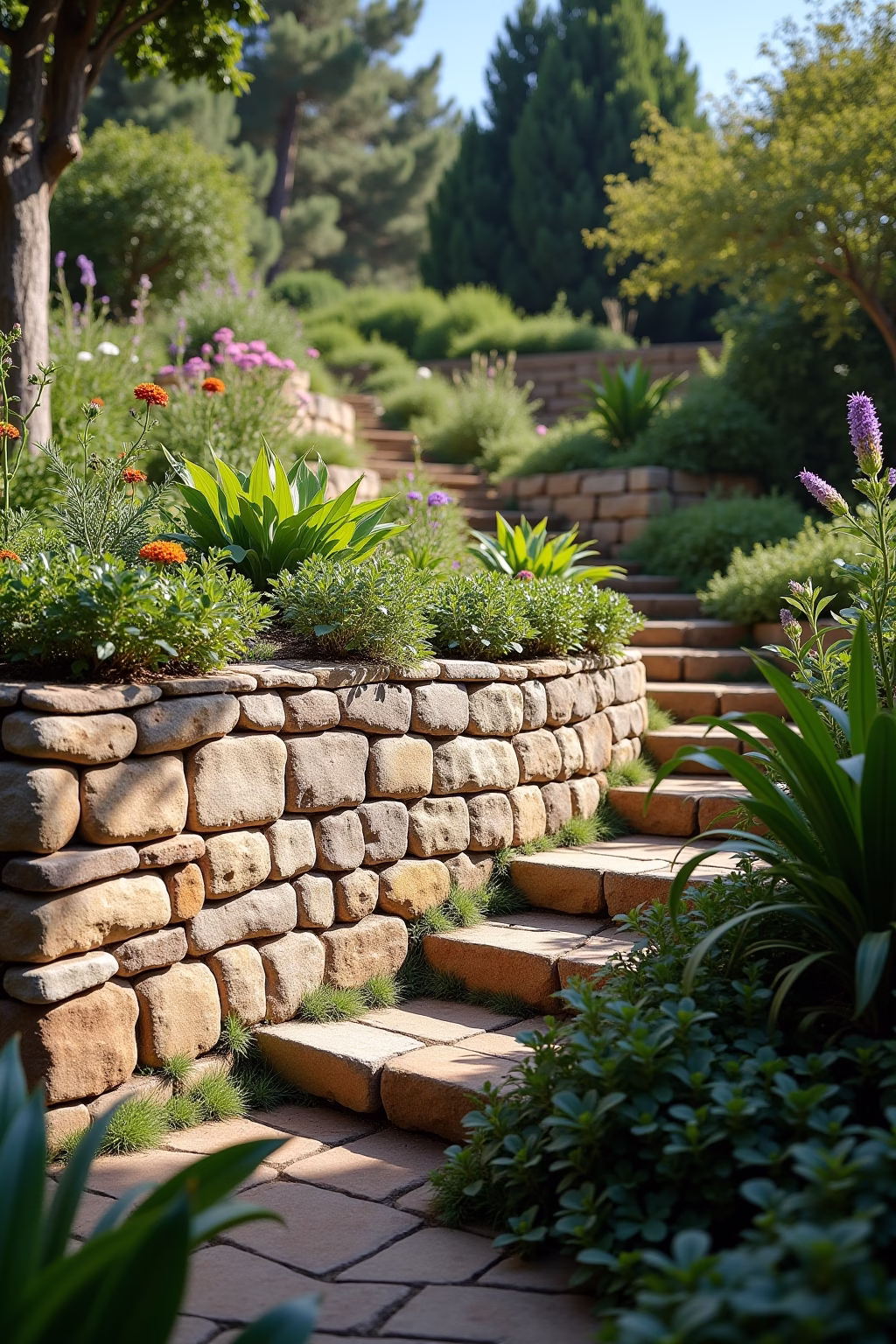 sandstein ideen garten outline 6