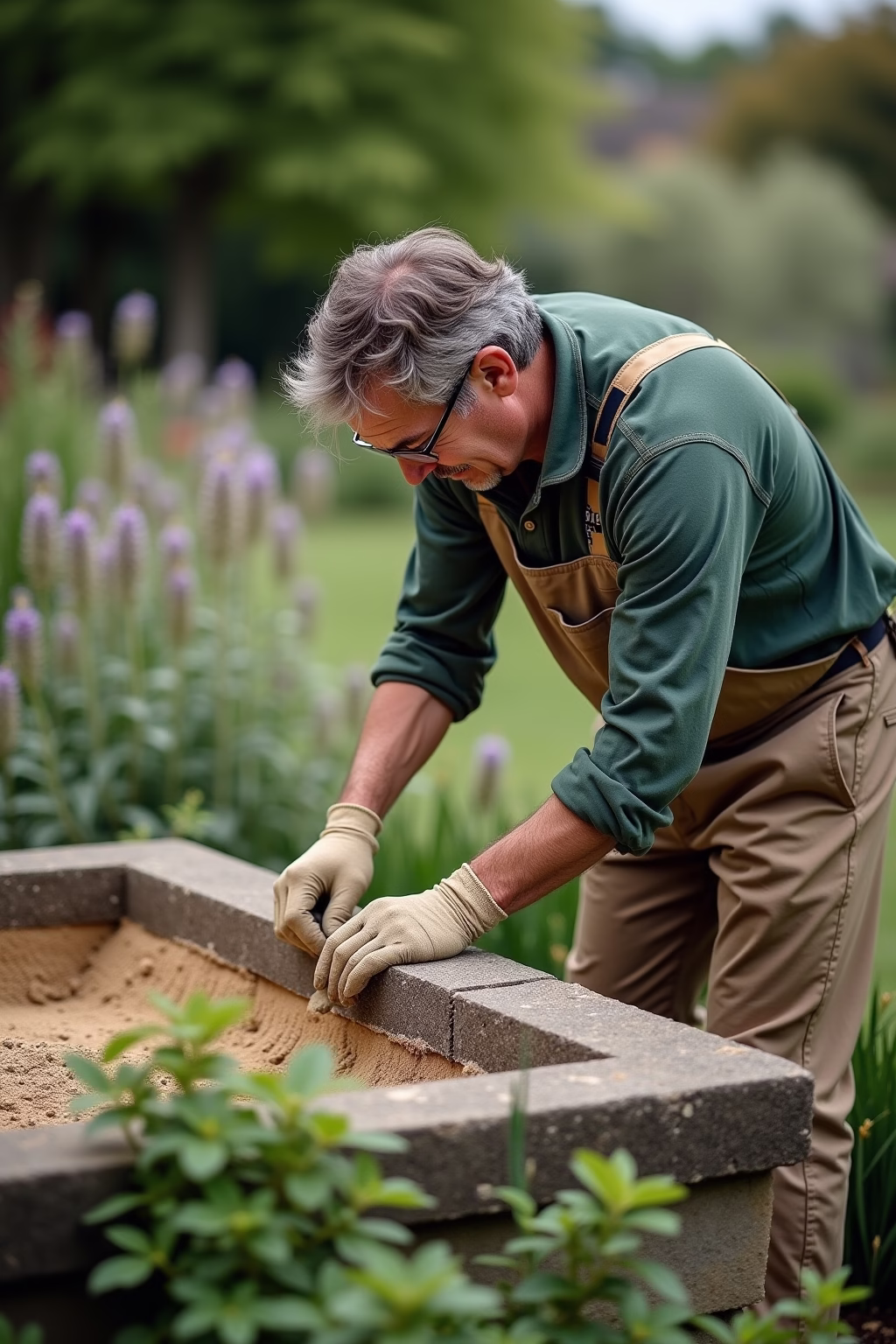 sandstein ideen garten outline 8