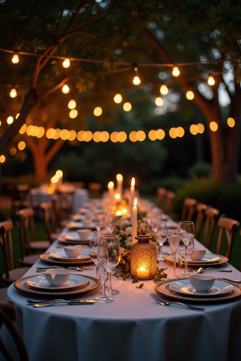 silberhochzeit deko garten selber machen outline 3