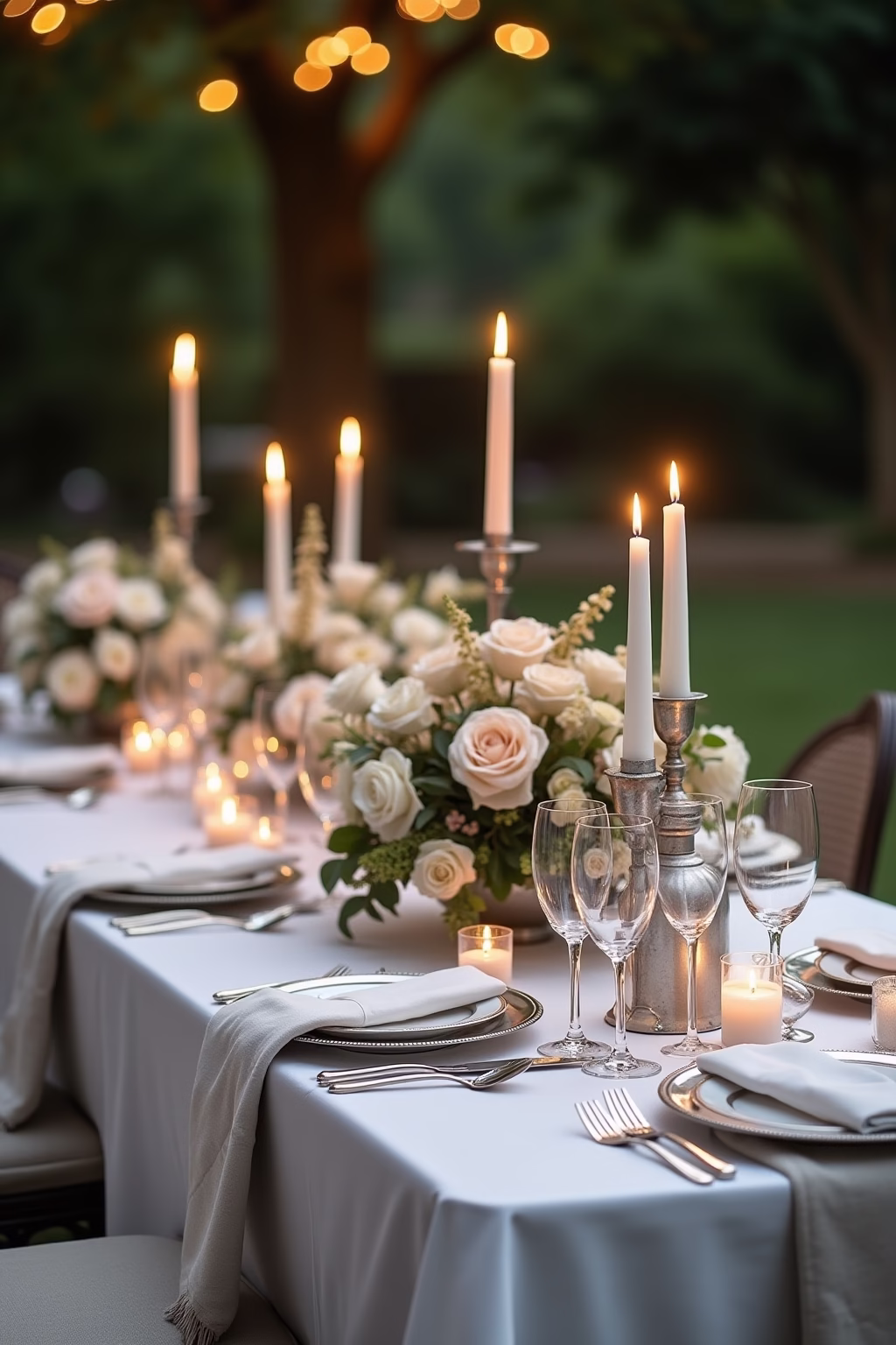 silberhochzeit deko garten selber machen outline 5