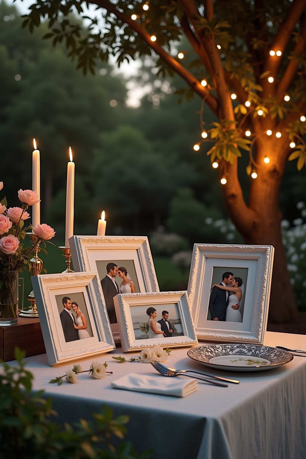 silberhochzeit deko garten selber machen outline 6