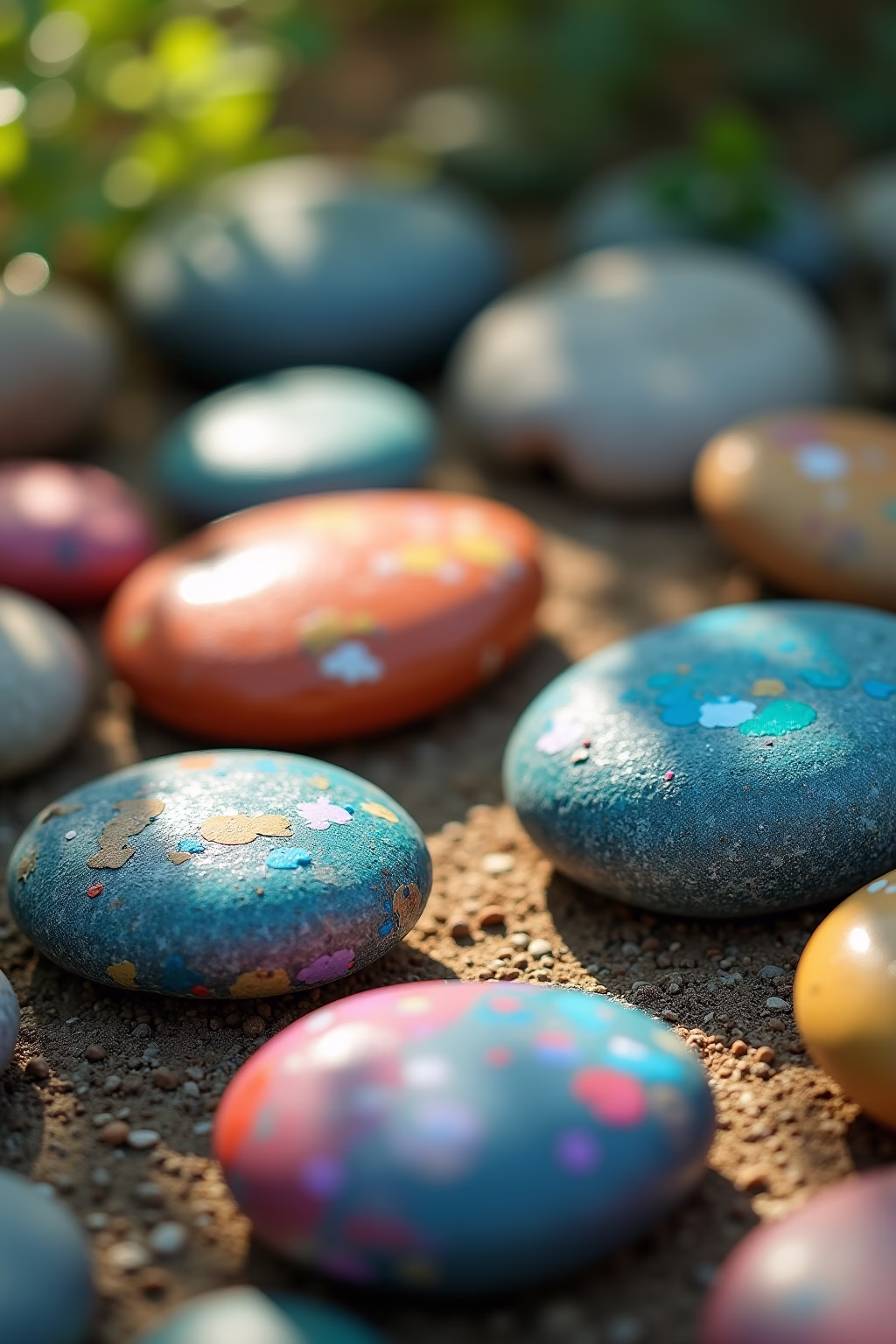 steine bemalen fuer den garten outline 4