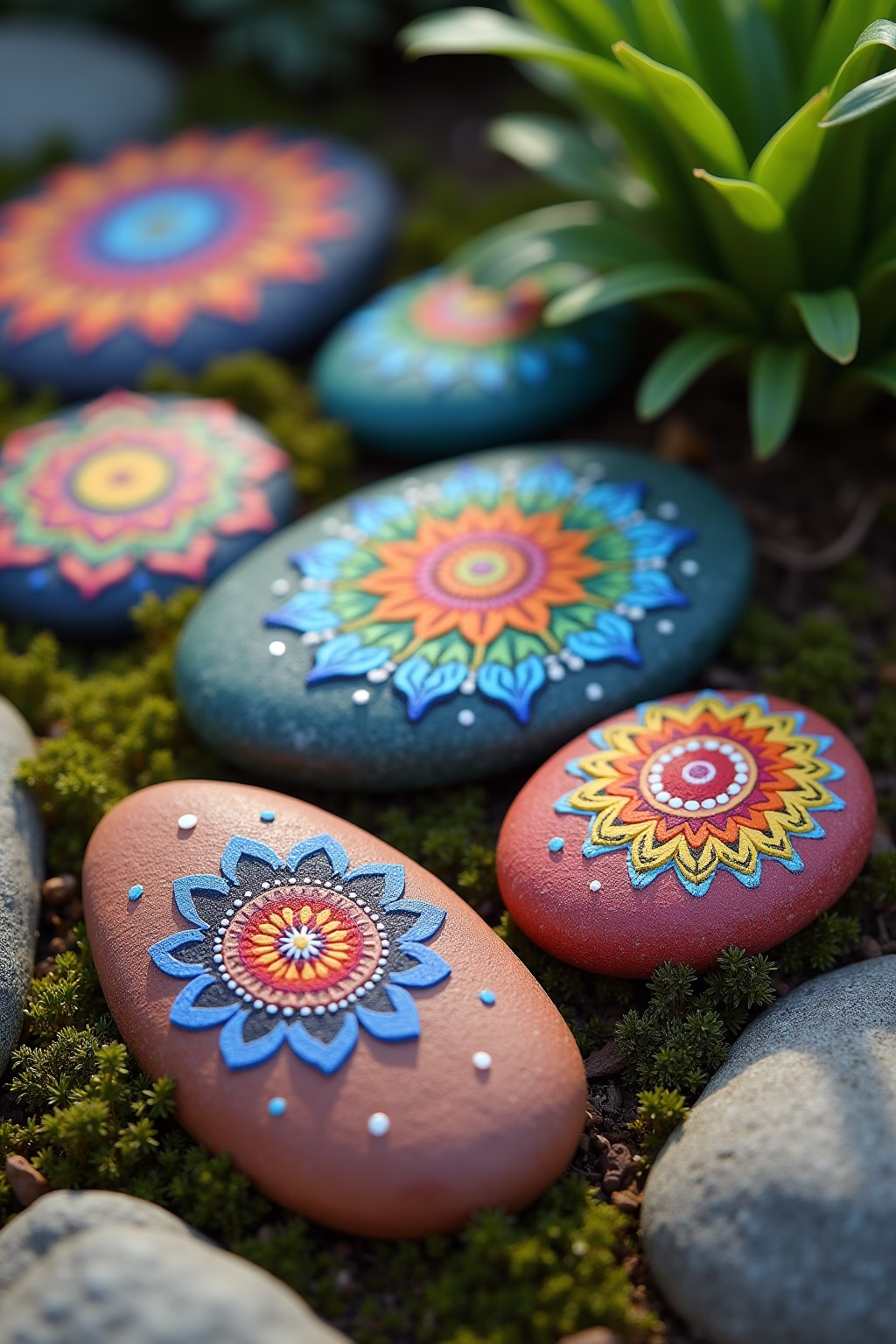 steine bemalen fuer den garten outline 5