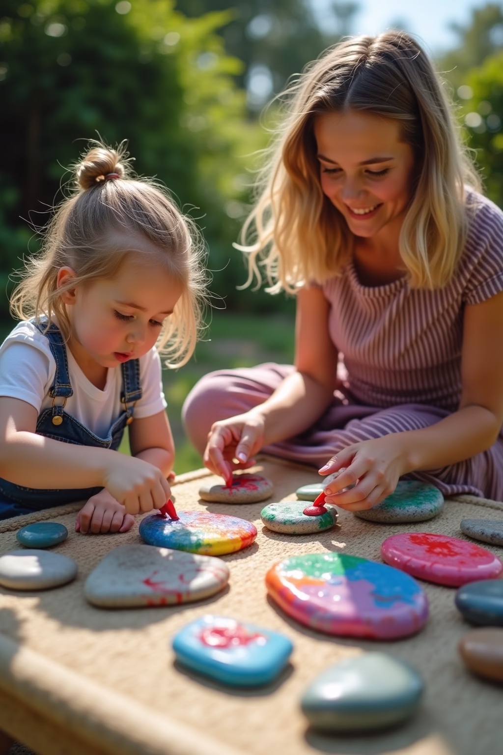 steine bemalen fuer den garten outline 7