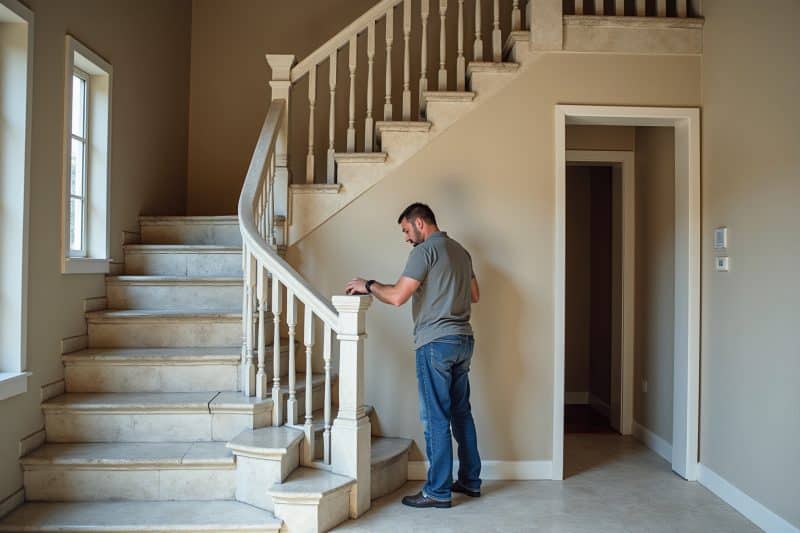 Renoviere deine 60er Jahre Steintreppe