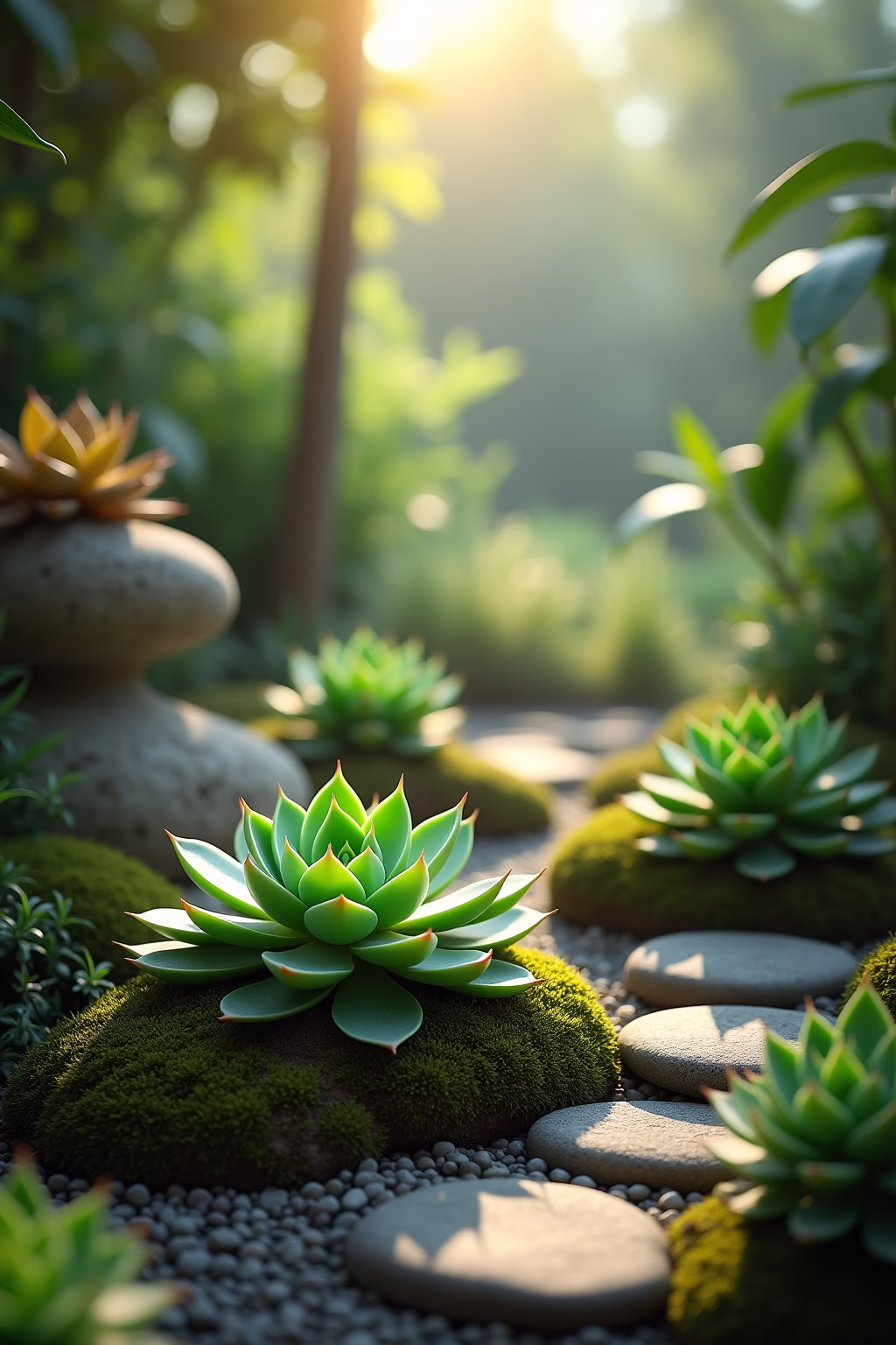 sukkulenten garten ideen outline 1