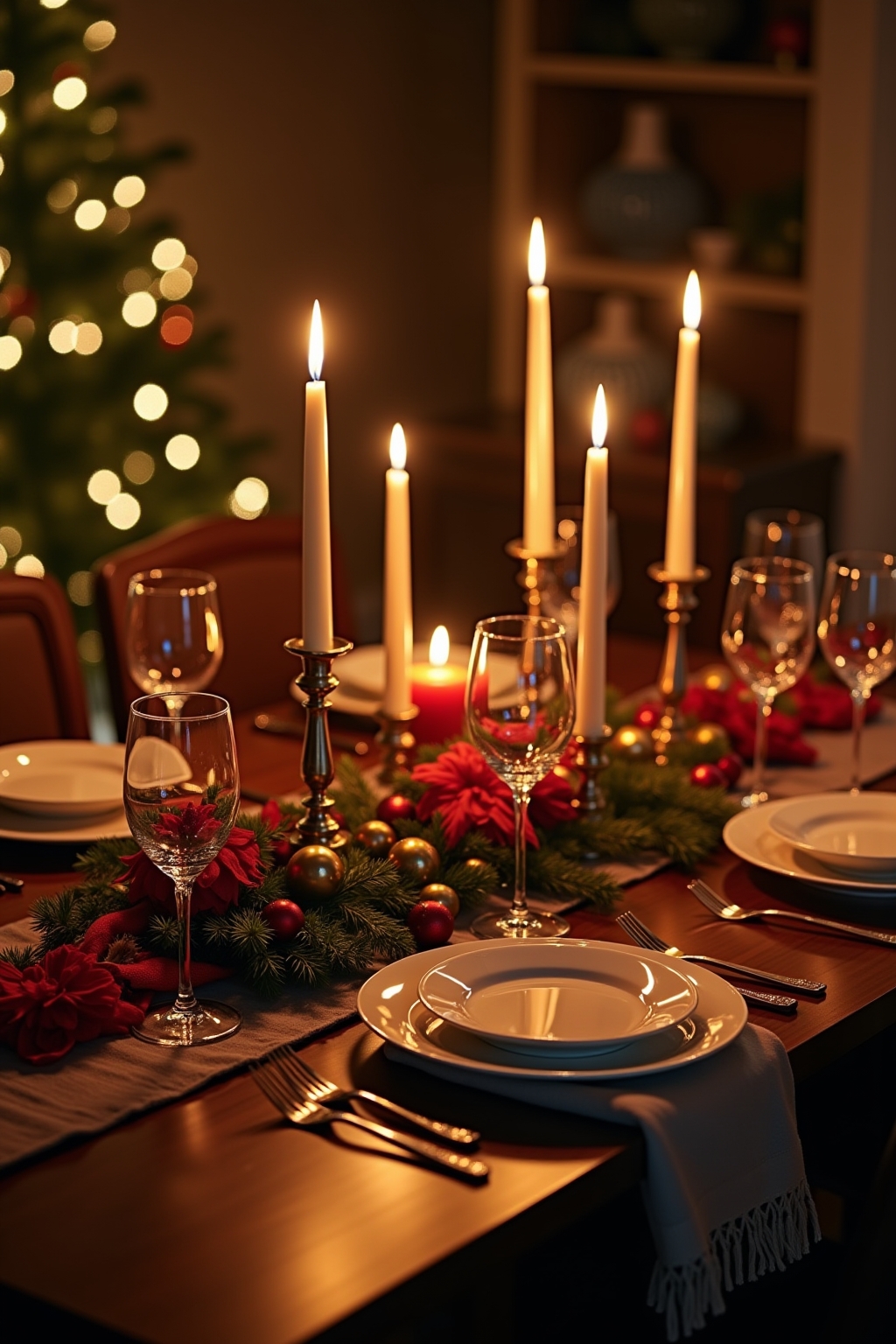 tisch deko weihnachten outline 1