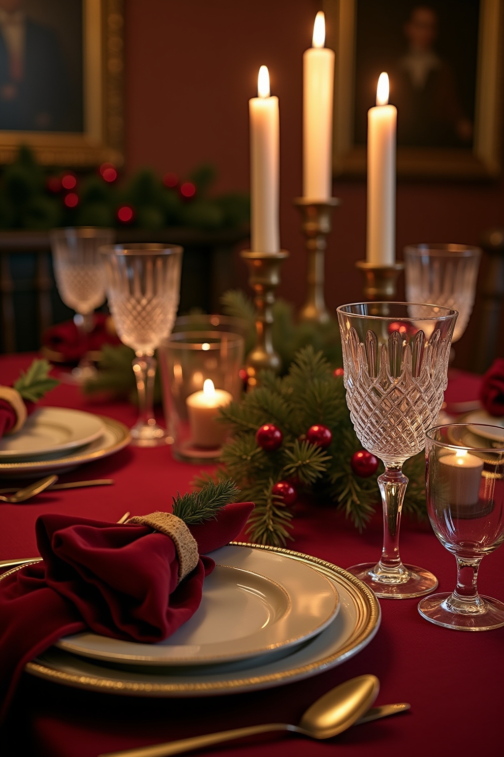 tisch deko weihnachten outline 2