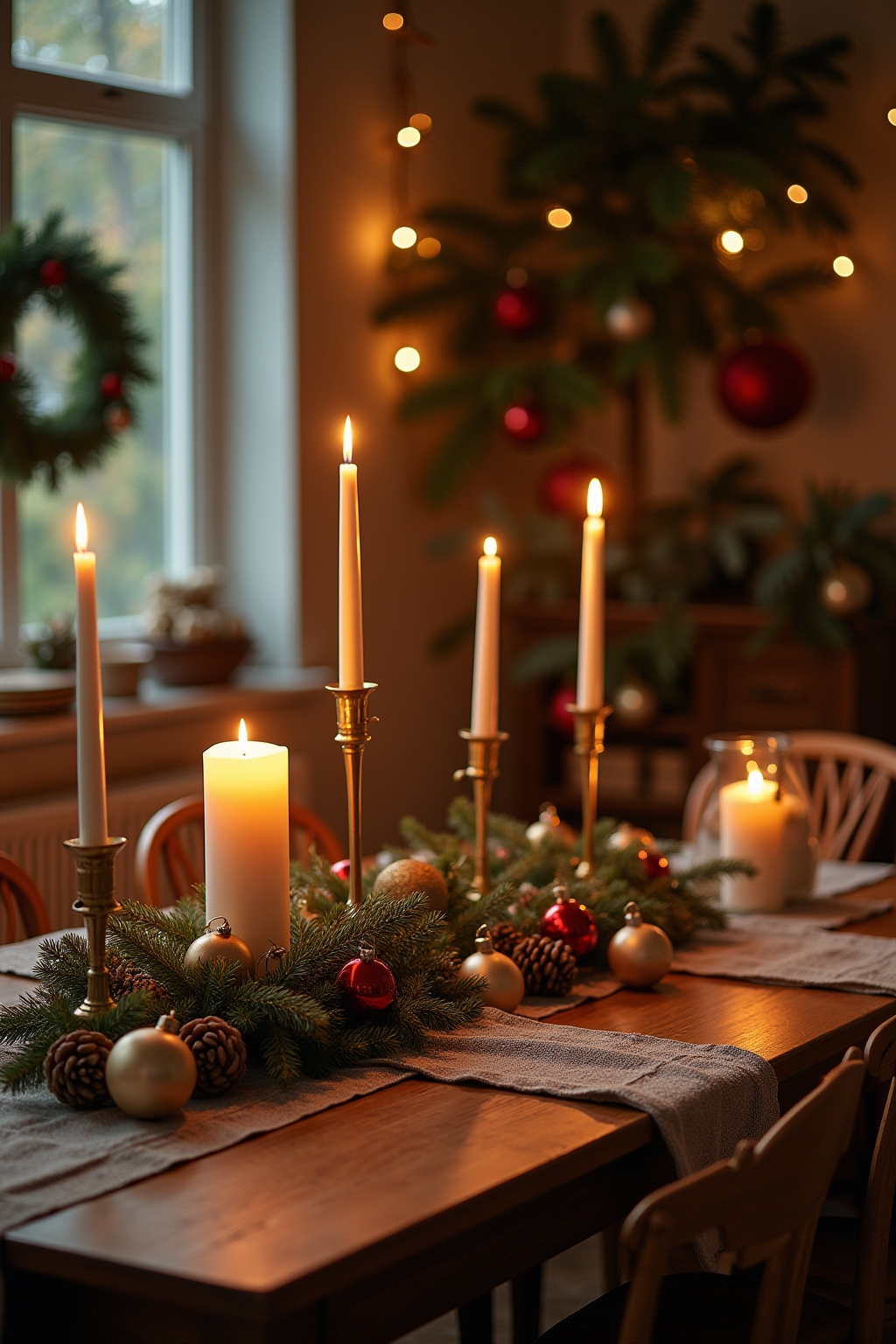 tisch deko weihnachten outline 4