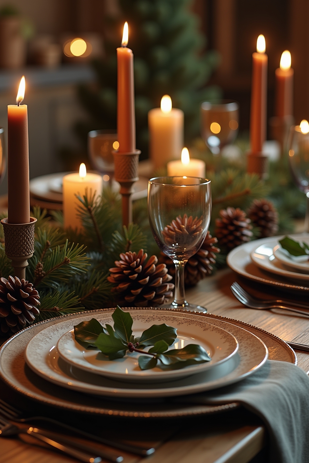 tisch deko weihnachten outline 5