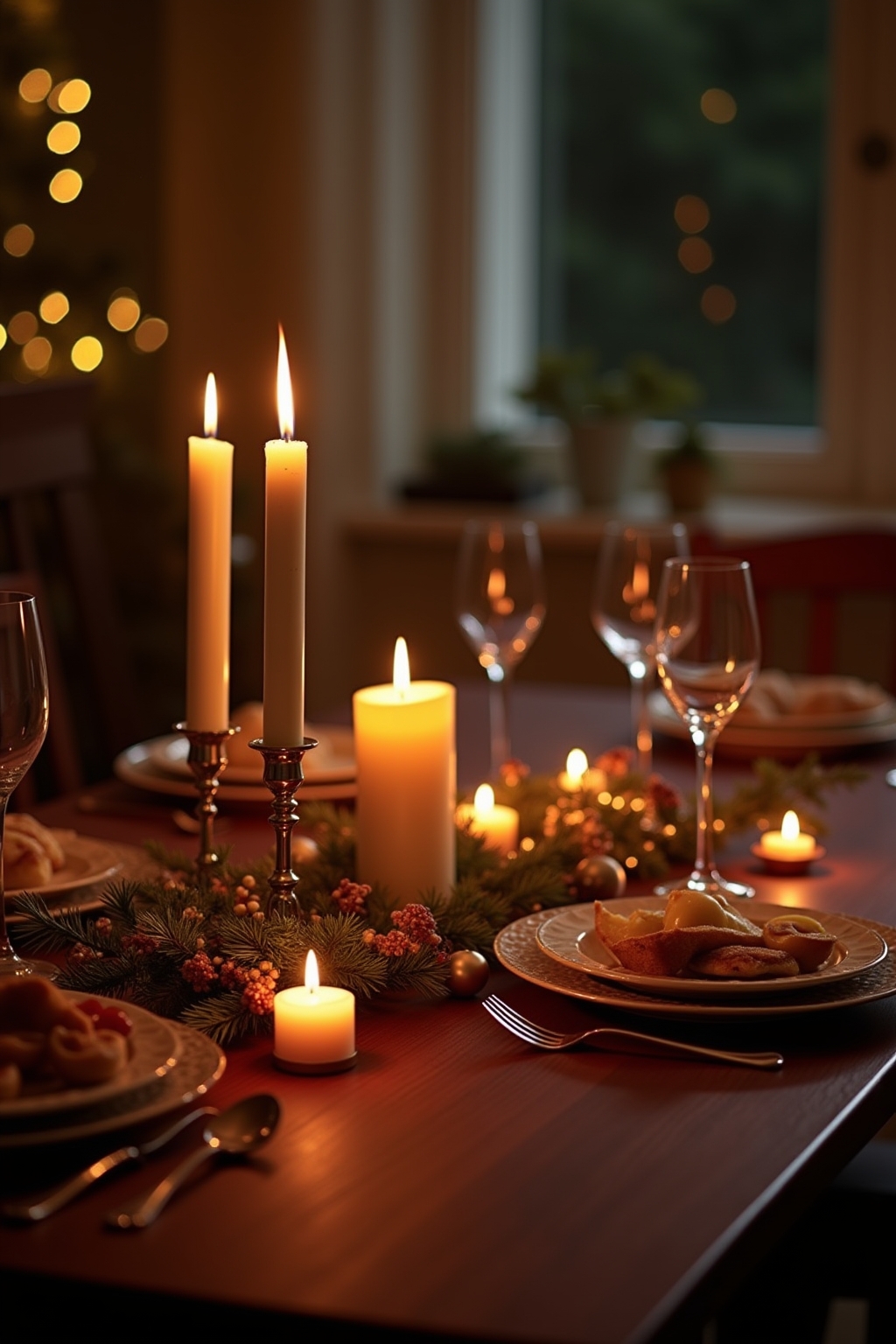 tisch deko weihnachten outline 8