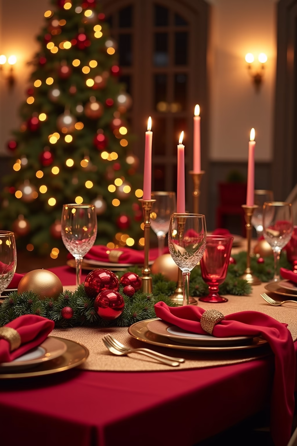 tischdecke weihnachten outline 5