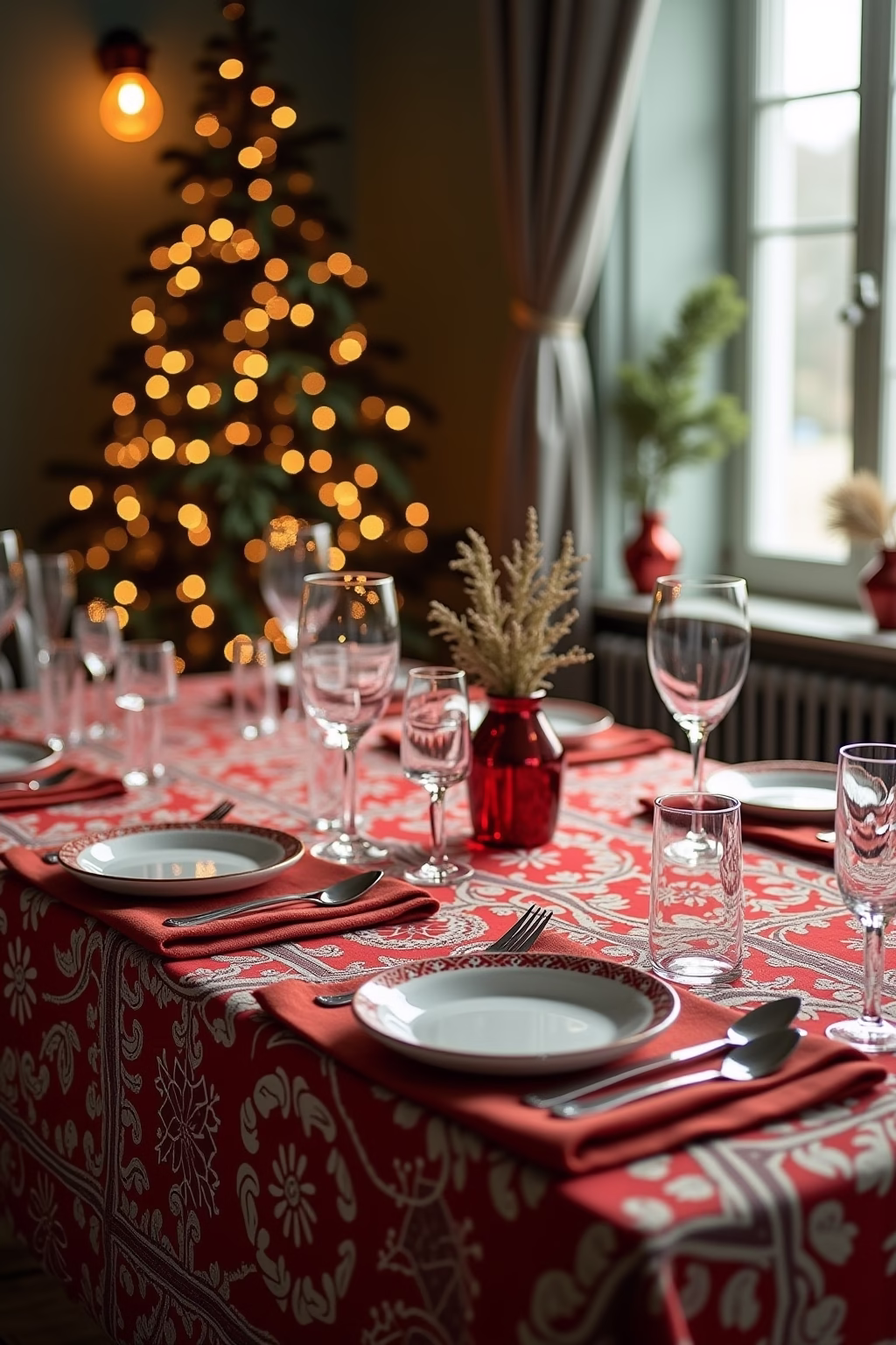 tischdecke weihnachten outline 8