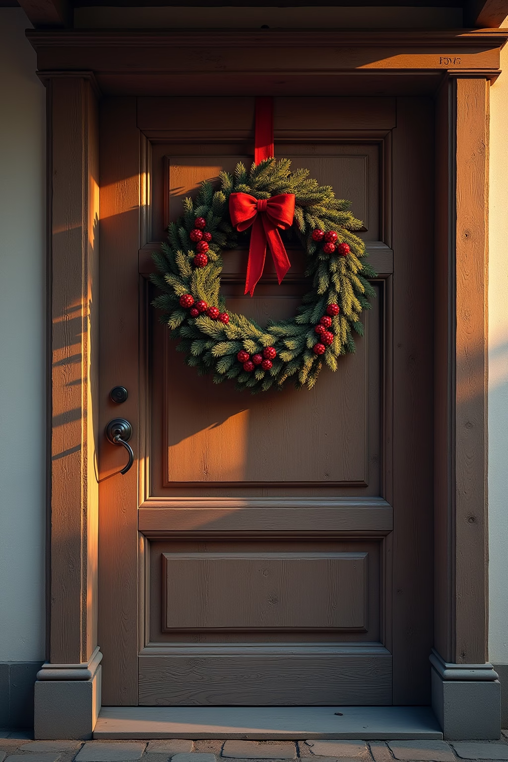 tuerdekoration weihnachten outline 2