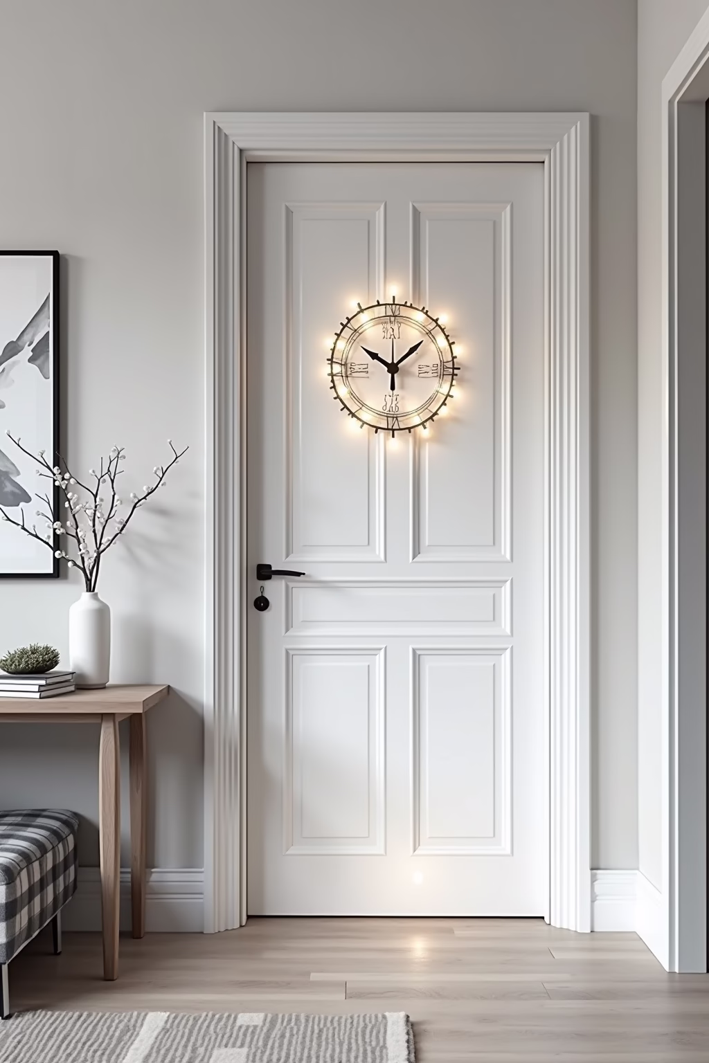 tuerdekoration weihnachten outline 4