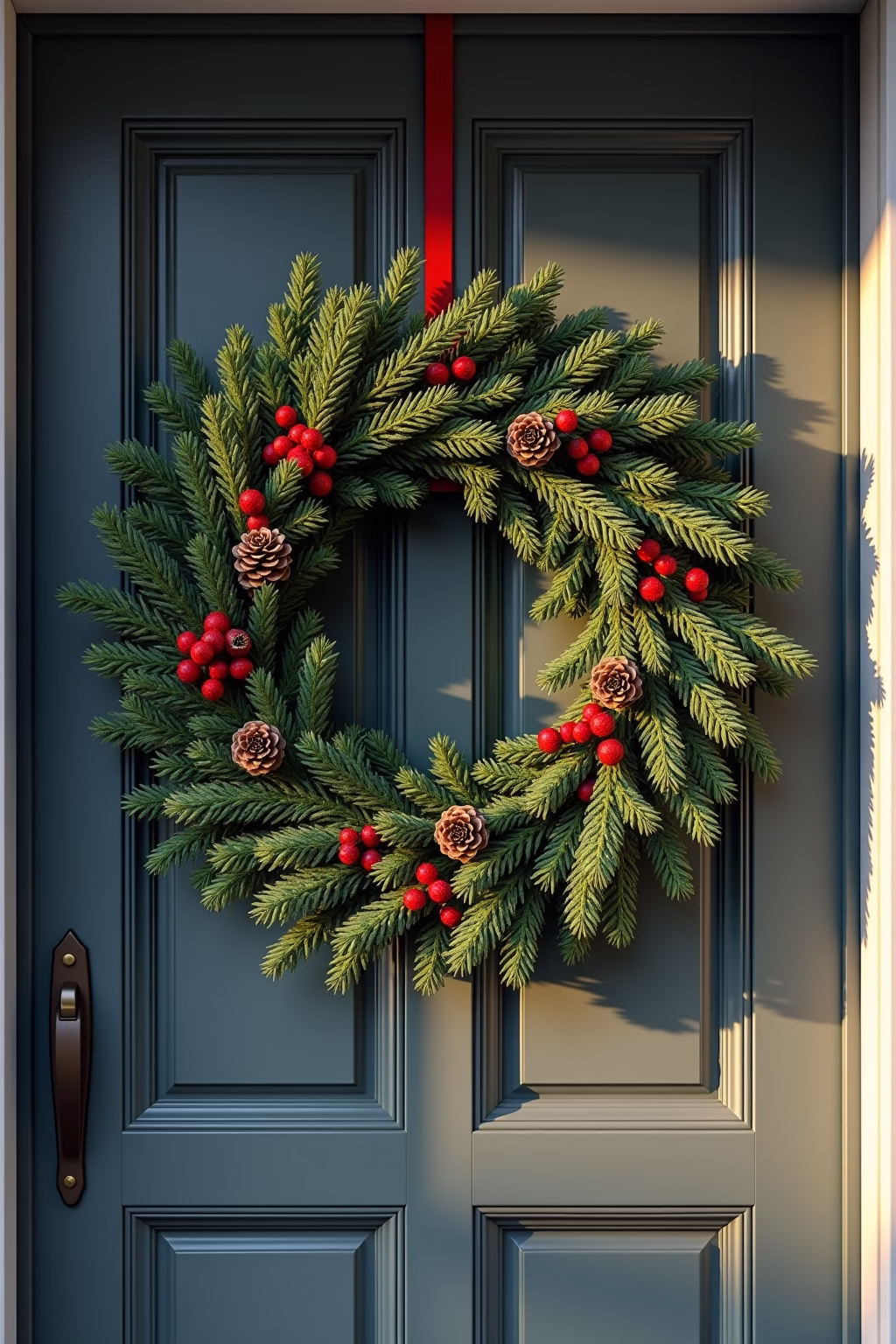 tuerdekoration weihnachten outline 5