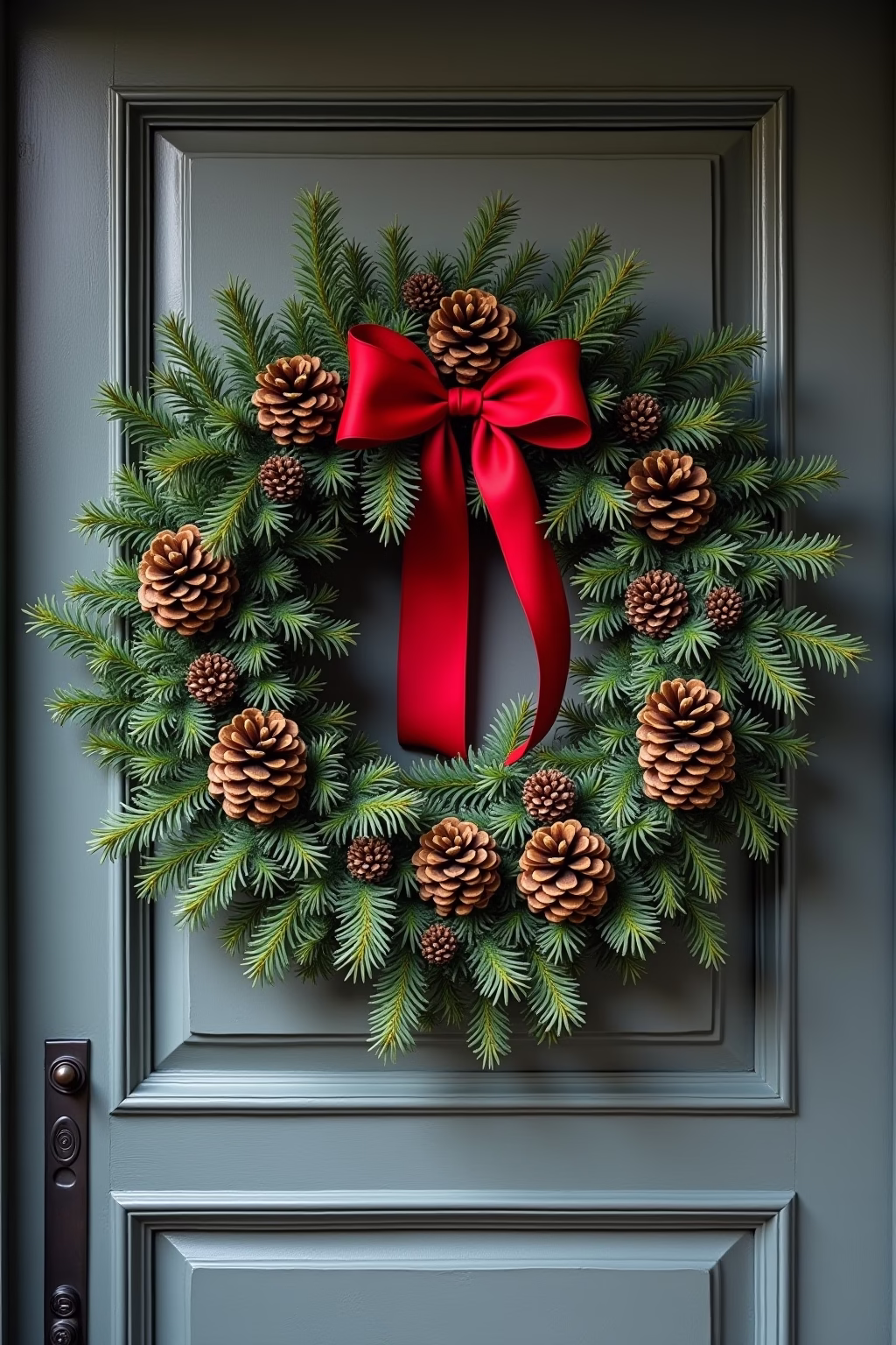 8 Türdekoration Weihnachten Ideen für festlichen Glanz 34 tuerdekoration weihnachten outline 7