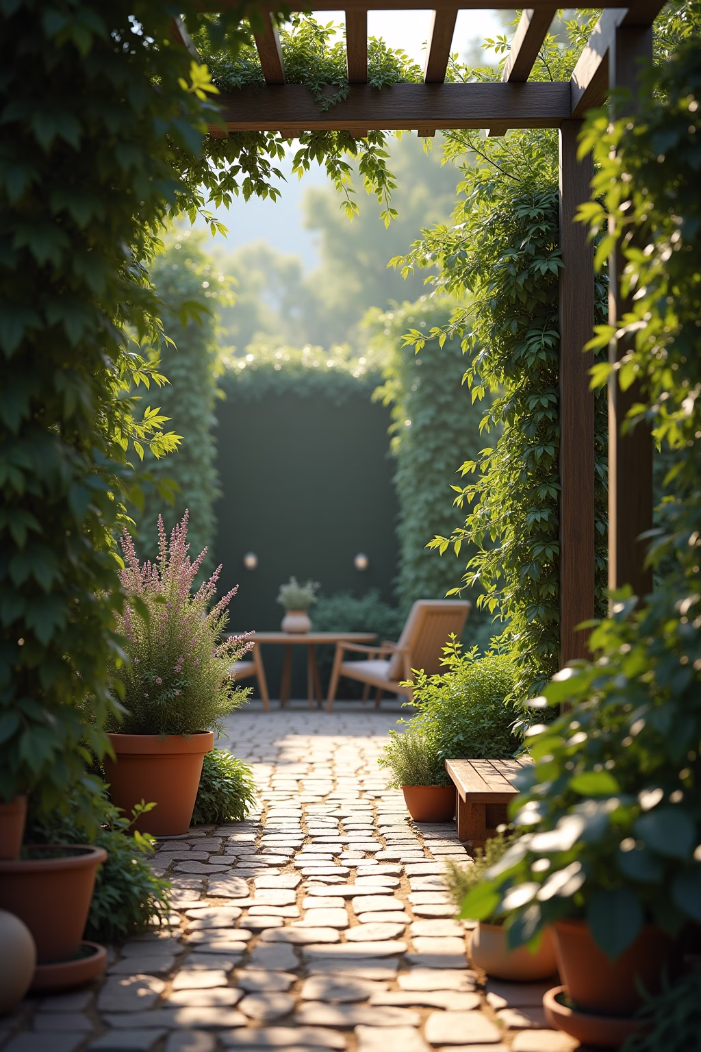 uebergang terrasse garten outline 4