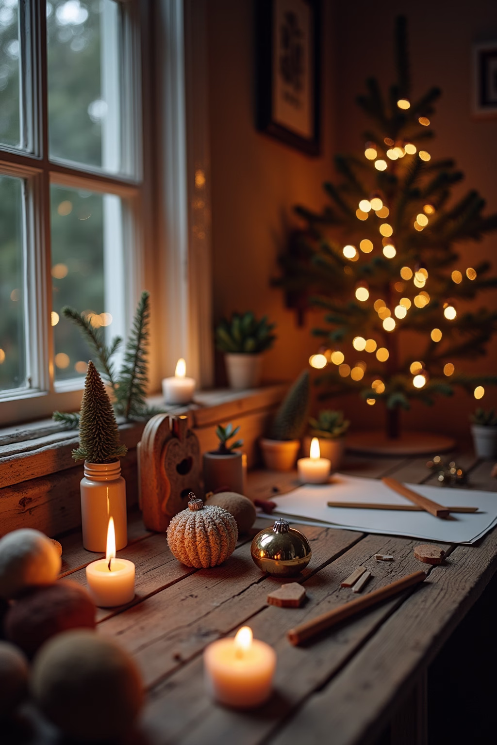 weihnachten haus dekoration outline 6