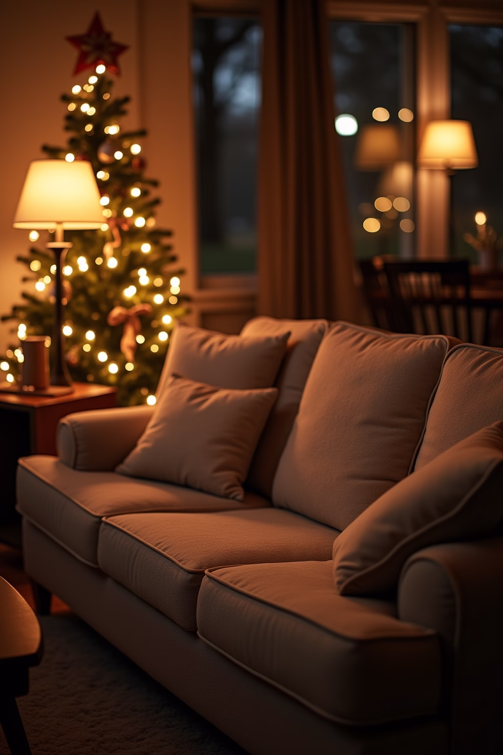 weihnachten wohnzimmer outline 2