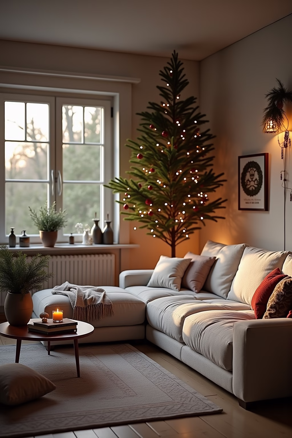 weihnachten wohnzimmer outline 5