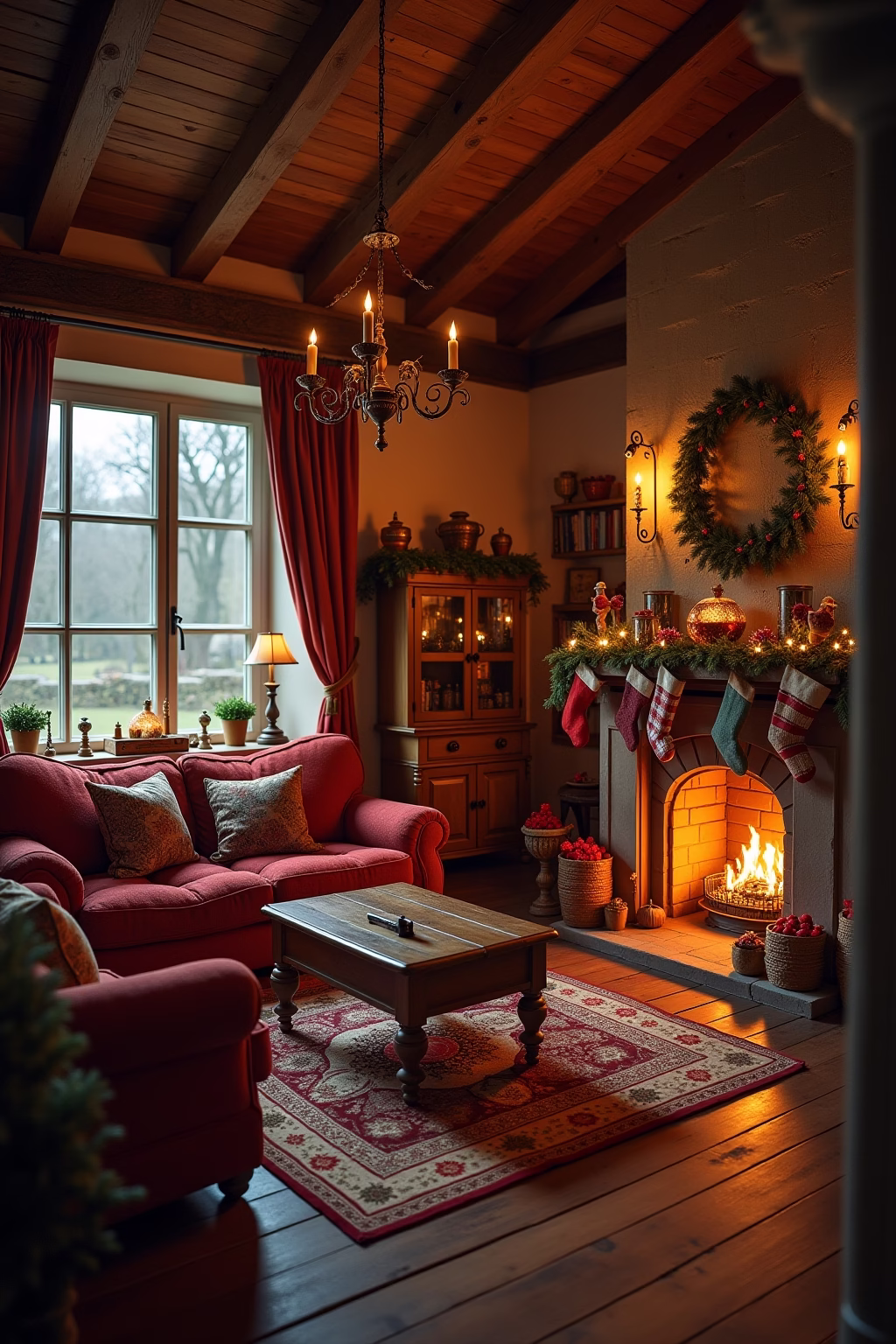 weihnachtliches zuhause outline 2