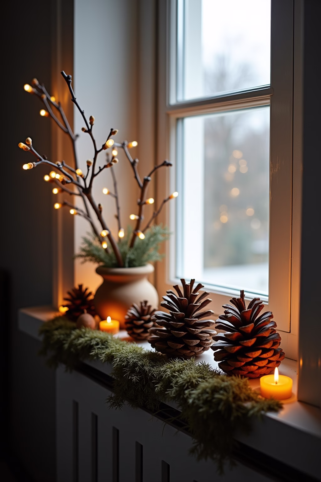 8 Weihnachtsdeko Fensterbank Innen Ideen für Zuhause 25 weihnachtsdeko fensterbank innen outline 3