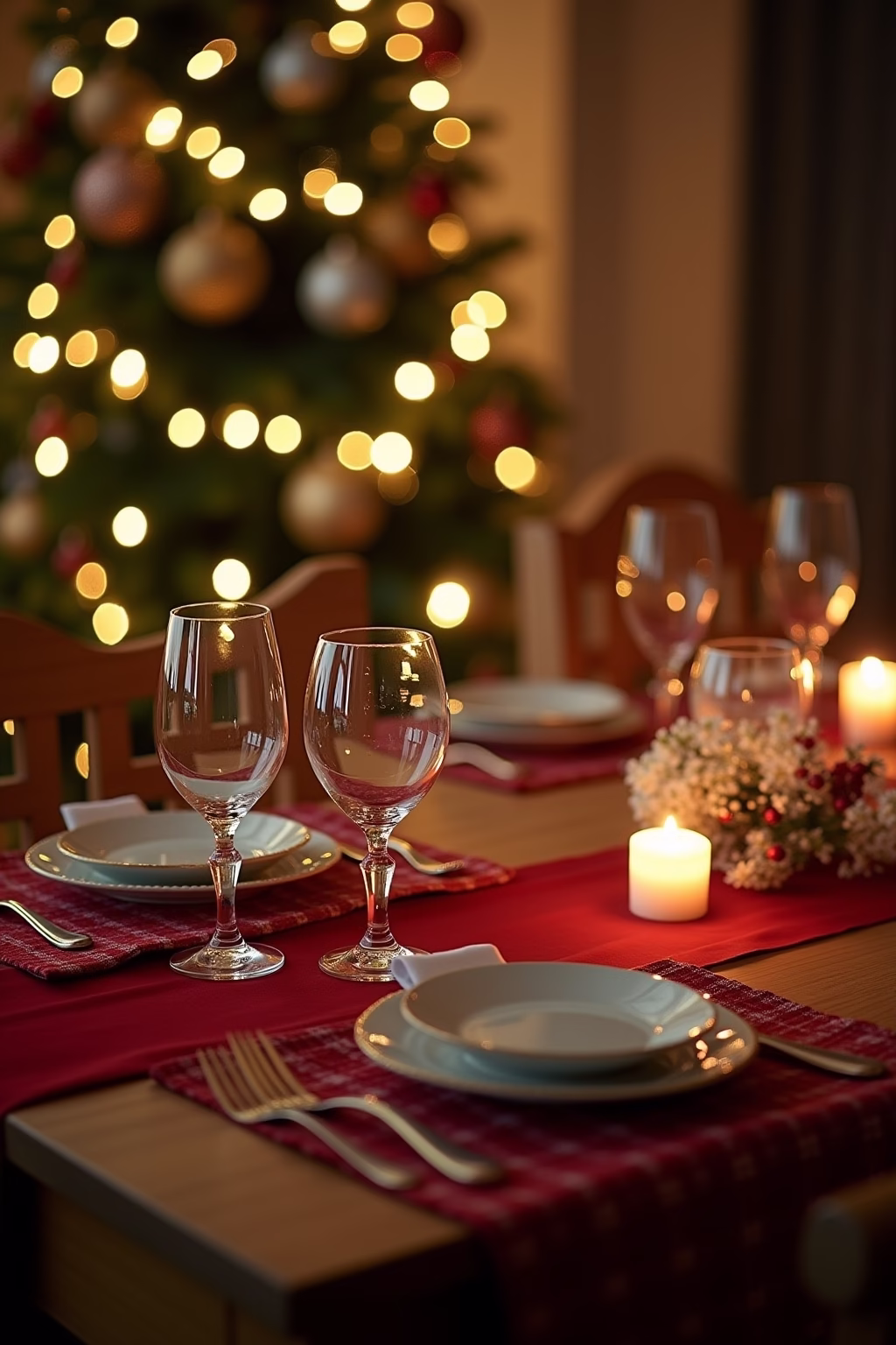 weihnachtsdekoration ideen tisch outline 8