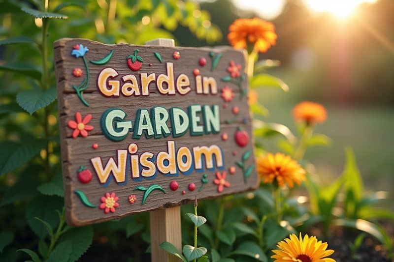 Lustige Gartensprüche und Weisheiten für Hobbygärtner