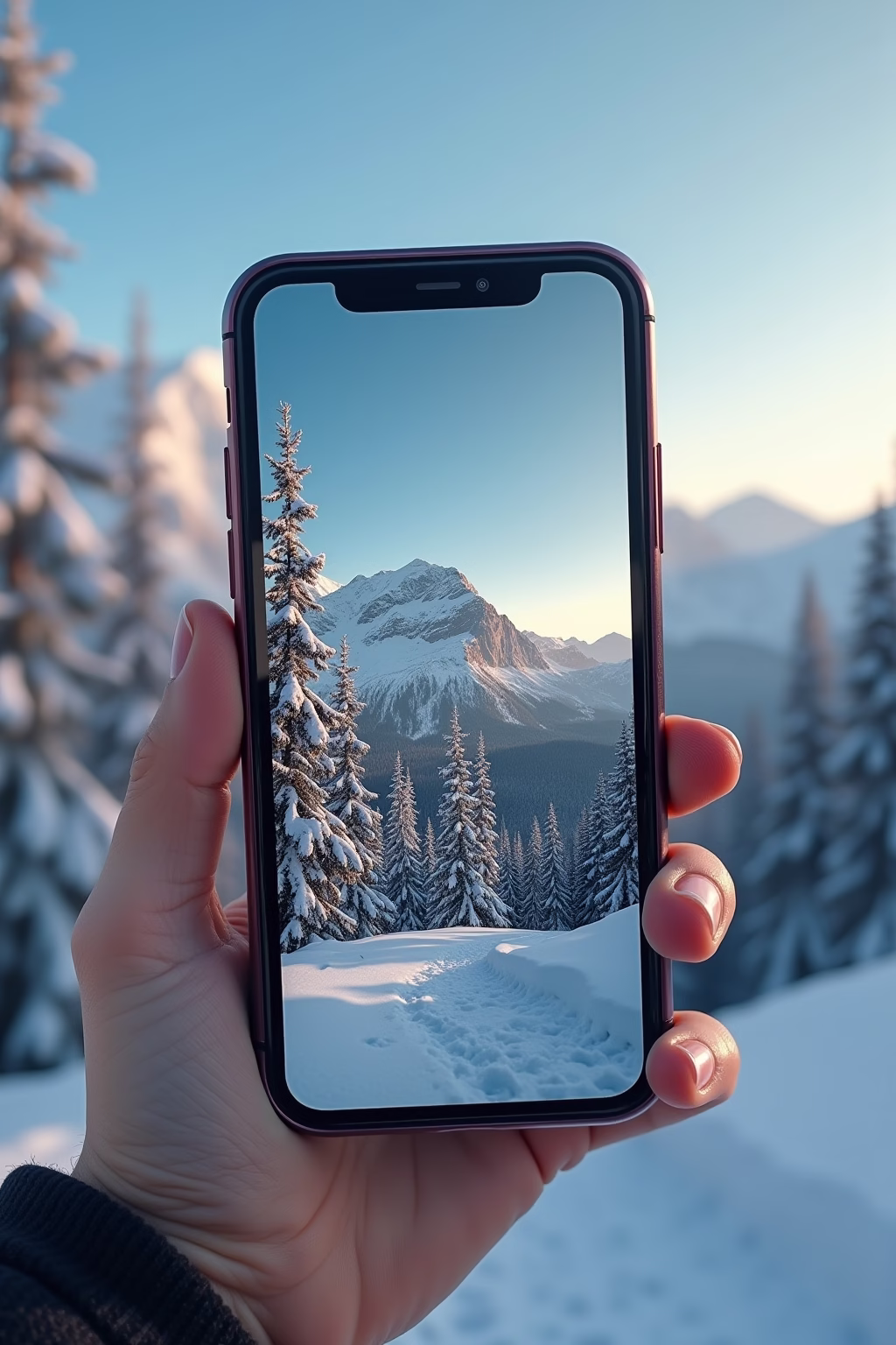 winter hintergrundbilder iphone outline 5