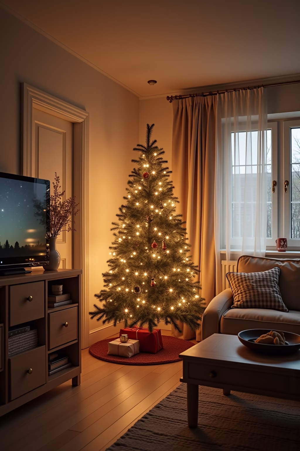 wohnung weihnachtlich dekorieren outline 2