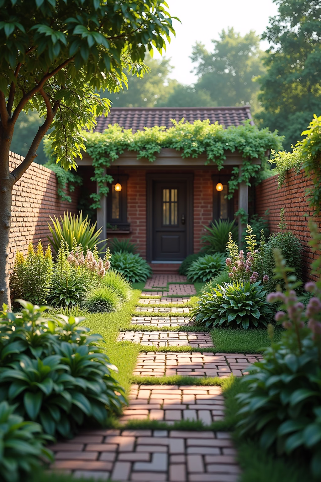 ziegelsteine garten ideen outline 3